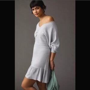 maeve sleeveless t back blazer mini dress Sleeveless Tweed Blazer Mini Dress